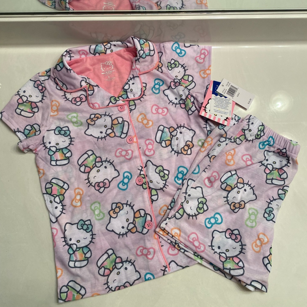Hello Kitty Pajama Set size 8